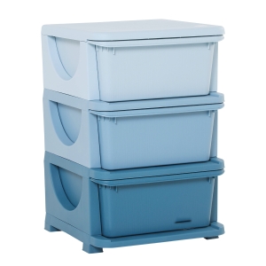 HOMCOM Comoda pentru depozitare si Organizare, 37x37x56.5, Multicolor