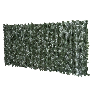 Outsunny gard viu artificial, anti-UV, 240x100cm, verde inchis