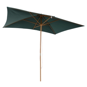 Outsunny Umbrelă din Lemn pentru Extern Grădină 2X3M Verde