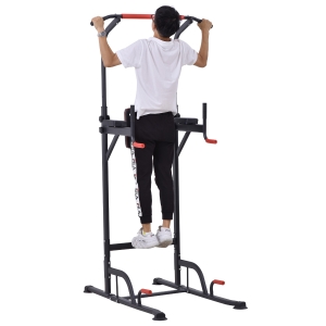 HOMCOM Aparat pentru Fitness bara de tragere inaltime reglabila Greutate Max. 120kg