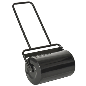 DURHAND Rola de gradina (Φ32 x 50L cm) Metal Negru Rezervor Până la 38 L