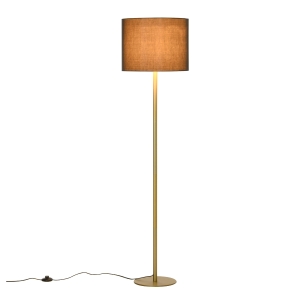HOMCOM Lampa de Podea Abajur din Tesatura, Design Modern Casa si Birou