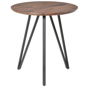 HOMCOM Masa de Bucatarie sau de Sufragerie in Stile Industriale Rotunda Φ70cm