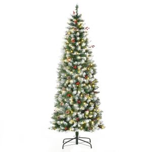 HOMCOM Weihnachtsbaum 65 cm x 65 cm x 180 cm