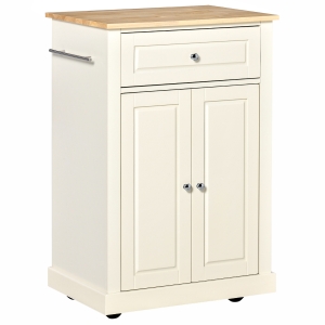 HOMCOM Küchenwagen 63 cm x 45,5 cm x 91,5 cm;