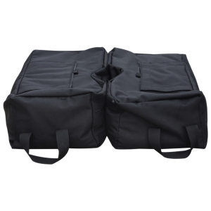 Outsunny® Sonnenschirmständer Schirmständer Sandsack 2 x Beutel befüllbar 100 kg mit 1 Schaufel 50 x 50 x 18 cm