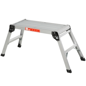 HOMCOM® Trittbank Trittleiter Alu klappbar