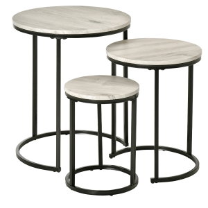 HOMCOM Beistelltisch 51 cm x 51 cm x 60 cm