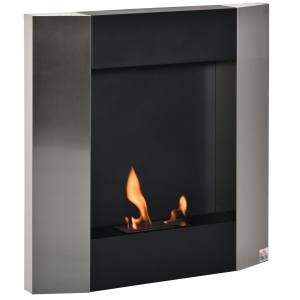 HOMCOM Ethanol-Kamin 72 cm x 11 cm x 72 cm