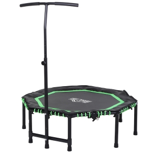 HOMCOM® Fitness-Trampolin für Kinder und Erwachsene Gartentrampolin Grün+Schwarz