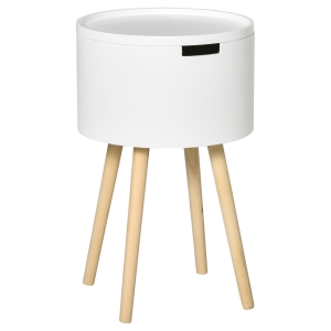 HOMCOM Beistelltisch 38 cm x 38 cm x 63 cm