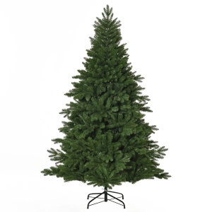 HOMCOM Weihnachtsbaum 90 cm x 90 cm x 180 cm