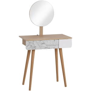 HOMCOM Schminktisch 70 cm x 39 cm x 128 cm