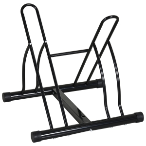 HOMCOM Fahrradständer, Montageständer, Fahrrad Zubehör, Metall, Schwarz, 60 x 54 x 57