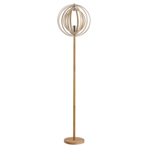 Lampadaire design en bois