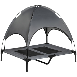 Lit pour chien chat sur pieds + parasol + sac de transport