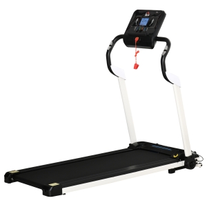 Tapis de course électrique pliable 1-12 Km/h noir blanc