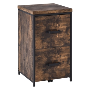 Vinsetto Vertical Office Filing Cabinet w/ 2 Drawer, Hanging A4 File Folder Organizer