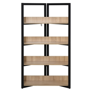 HOMCOM Four-Tier Steel Triangle Frame Shelving Unit