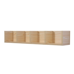 HOMCOM 95Lx17Wx16.5H cm Multi-Media Storage Wooden Solid MDF Shelf for Bedroom, Living Room
