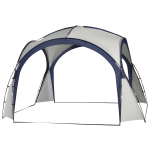 Outsunny 3.5 x 3.5M Gazebo Outdoor Marquee Tent Garden Sun Shelter Patio Spire Arc Pavilion Camp Sun Shade