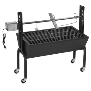 Outsunny Outdoor Electric Charcoal BBQ Rotisserie Grill 50kg Lamb Hog Spit Roaster