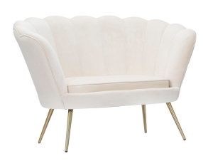 Divanetto Vienna Crema Cm 130X74X84