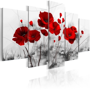 Quadro - papaveri - rosso miracolo 200x100