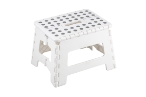 Sgabello Pieghevole Clic-Clac Bianco