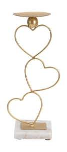 Porta Candele Hearts Cm 14,5X10X32,5
