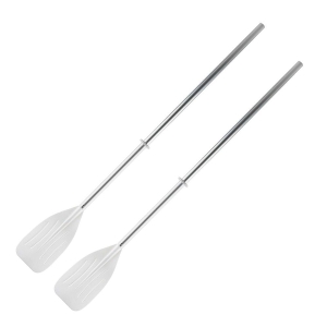 Coppia remi in alluminio 2 sezioni 135 cm per canotto gommone