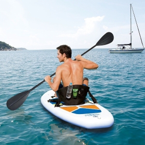 BESTWAY Tavola Sup e Kayak WHITR CAP 2 in 1 305X81X10 con pagaglia e pompa