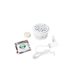 Emuca E-Fan deodorante per ambienti, à˜ 80, Plastica bianca, Tecnoplastica