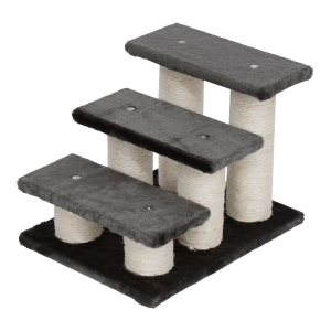 PawHut Dierentrap kattentrap hondentrap trap voor katten en honden 3 treden
