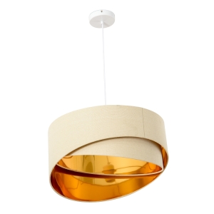 HOMCOM Lampadario a Sospensione Altezza Regolabile, Illuminazione Casa e Ufficio