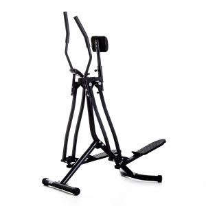 HOMCOM Air Walker Cross Trainer per Fitness Allenamento a Casa con Display Nero