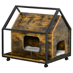 Maison pour chat design industriel grand coussin inclus