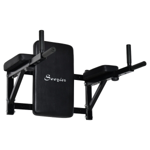 Barre de traction barre de Fitness fixation murale réglable acier noir