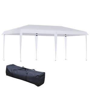 Tonnelle barnum de jardin pop-up pliant sac inclus blanc