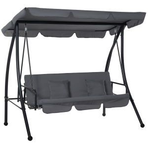 Balancelle de jardin 3 places convertible