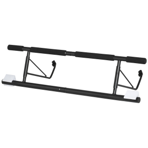 HOMCOM Bara de Tractiuni Pliabila pentru Usi 75-95 cm , Otel, Negru