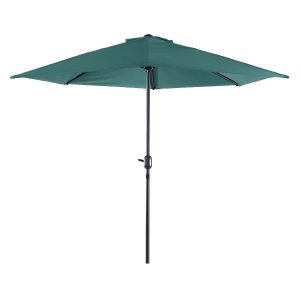 Outsunny Umbrela Semicirculara Impermeabila Protectie UV Verde 269 x 138 x 236cm