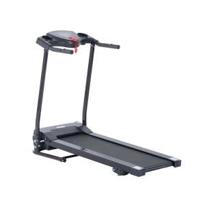 HomCom Bandă alergare Electrică cu Ecran LCD Pliabilă pentru Antrenament Acasă 500W 0,75 HP, Negru