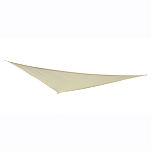 Outsunny Cort Parasolar Triunghiular, Crem, 6x6x6m
