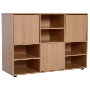 Homcom Biblioteca 6 Compartimente in Lemn, 110x40x78cm
