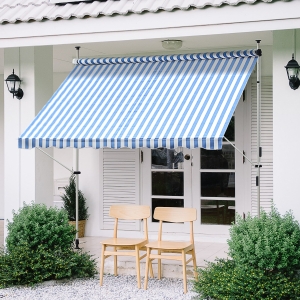 Outsunny® Fenstermarkise Sonnenschutz Balkonmarkise Faltarm Aluminium Polyester 150x250cm