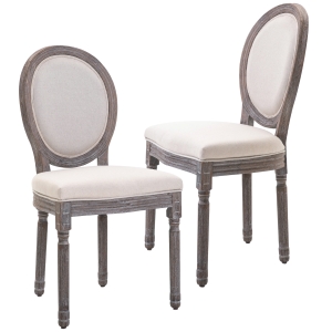 Lot de 2 chaises de salon design scandinave