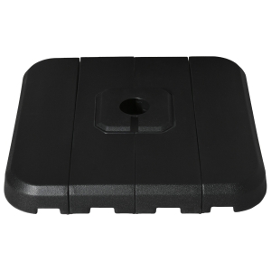 Lot de 4 poids de lestage pour parasol déporté HDPE noir