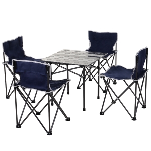 Ensemble pliable de camping table 4 chaises avec sac