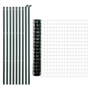 Outsunny Gartenzaun Stahl 10 x 1,68 m